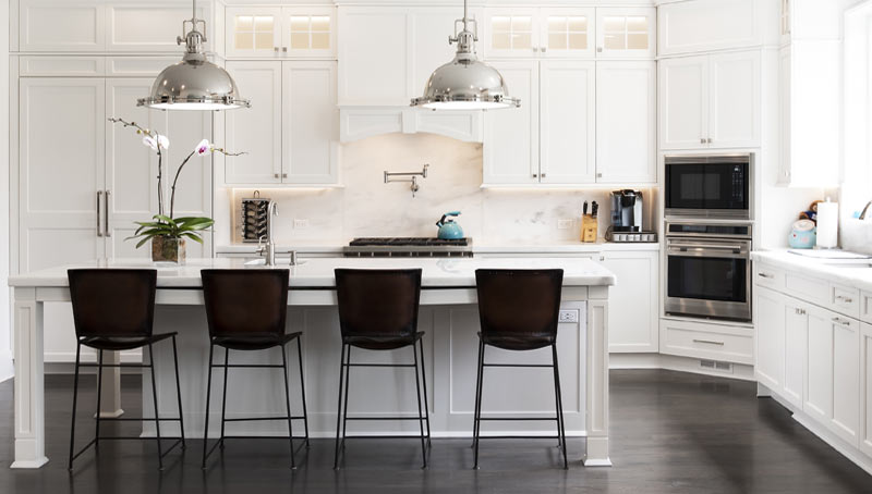 Contemporary Coastal White Kitchen Design Interior Architecture Long Island