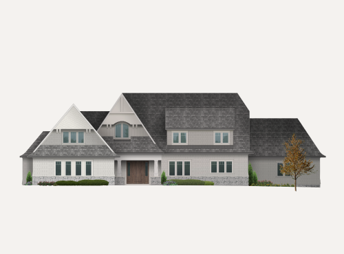 Long Island Traditional Architecture Rendering